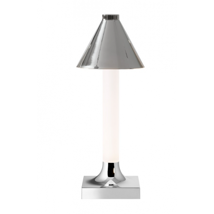 Lampe sans fil Goodnight - Kartell - Finition Chrome Brillant