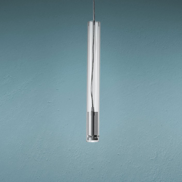 Suspension Tubo Led 1 vue d'ensemble Fontana Arte 