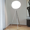Lampadaire Superloon chrome de flos
