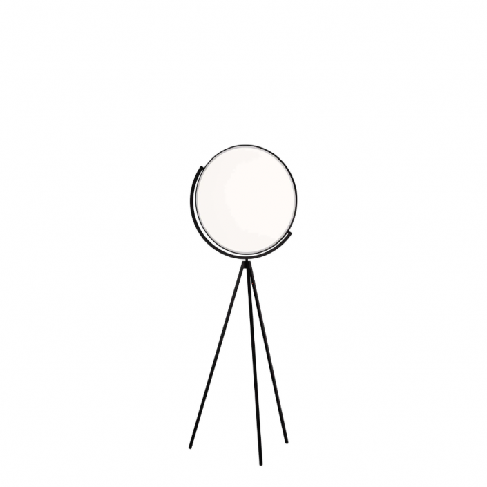Lampadaire Superloon noir de flos