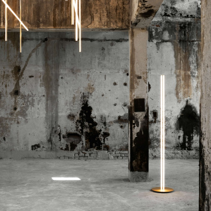 Lampadaire Coordinates F - Flos - Champagne