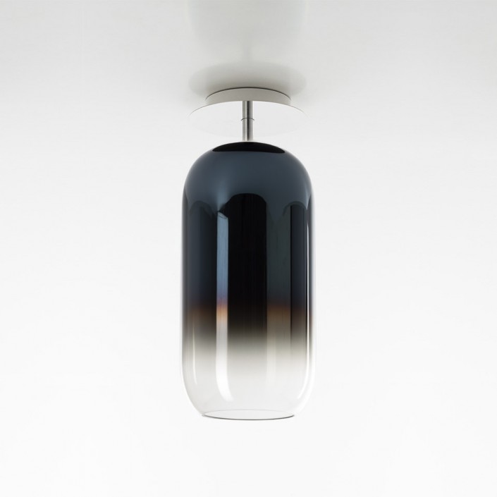 Plafonnier Gople - Bleu - Verre soufflé - Artemide - Valentedesign.com