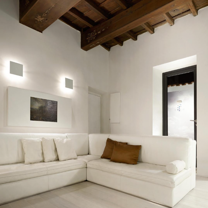 Applique Lampada Quadra - Viabizzuno - Finition blanc
