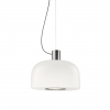 Suspension Bellhop Glass S2 - Flos - Finition Bright Aluminium