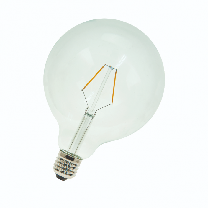 Ampoule LED fil G125 E27 2W 220lm 827 - Bailey