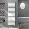 Sèche serviettes électrique Dory 500W finition blanche