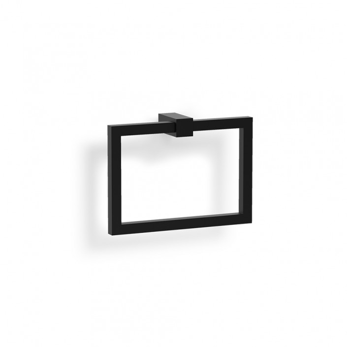 Porte serviette anneau Corner CO HTR N - noir mat - Decor Walther - Valentedesign.com