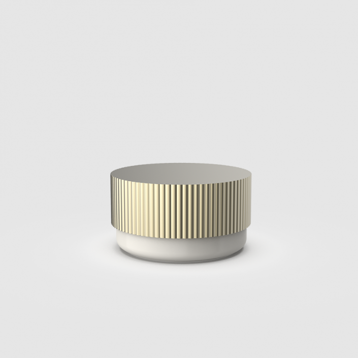 Récipient multi- usage OF.LINE DMD L - Décor Walther - Finition Champagner Shell