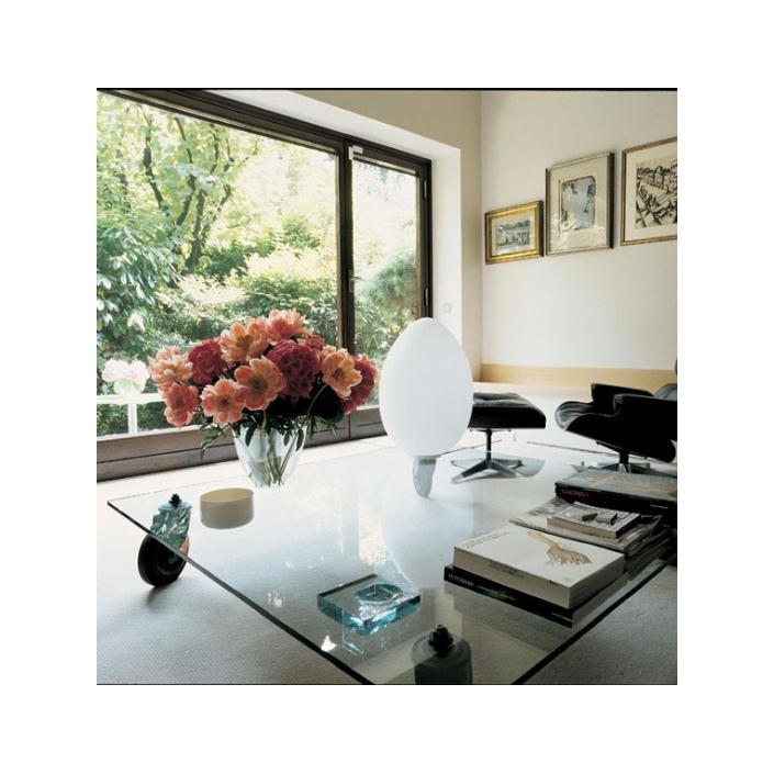 Table Tavolo Con Ruote rectangulaire Fontana Arte - Valente Design dans salon