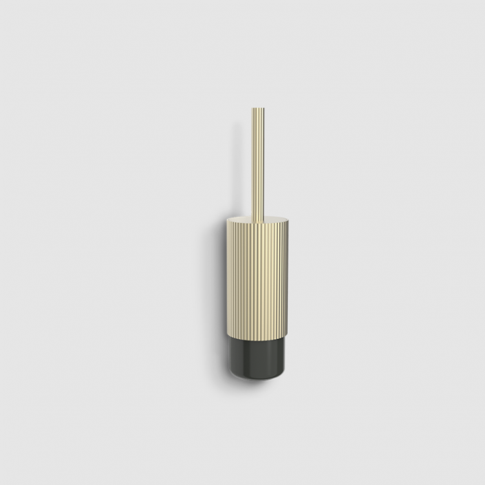 Set de porte-brosse mural OF.LINE WBG - Decor Walther - Finition Champagne Moor
