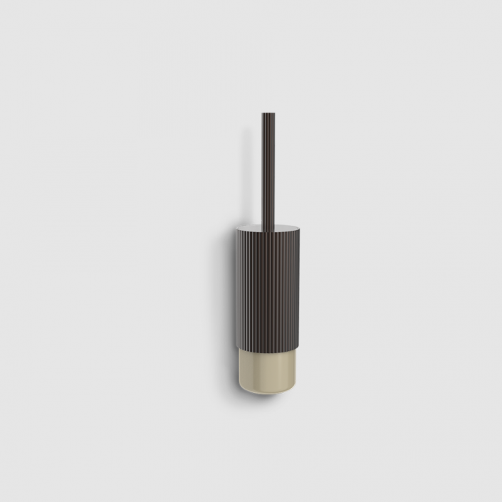 Set de porte-brosse mural OF.LINE WBG - Decor Walther - Finition Mocca Dune
