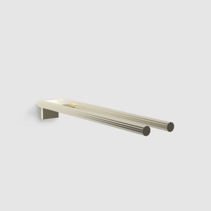 Porte-serviette OF.LINE HT 2 - Decor Walther - Finition Champagne