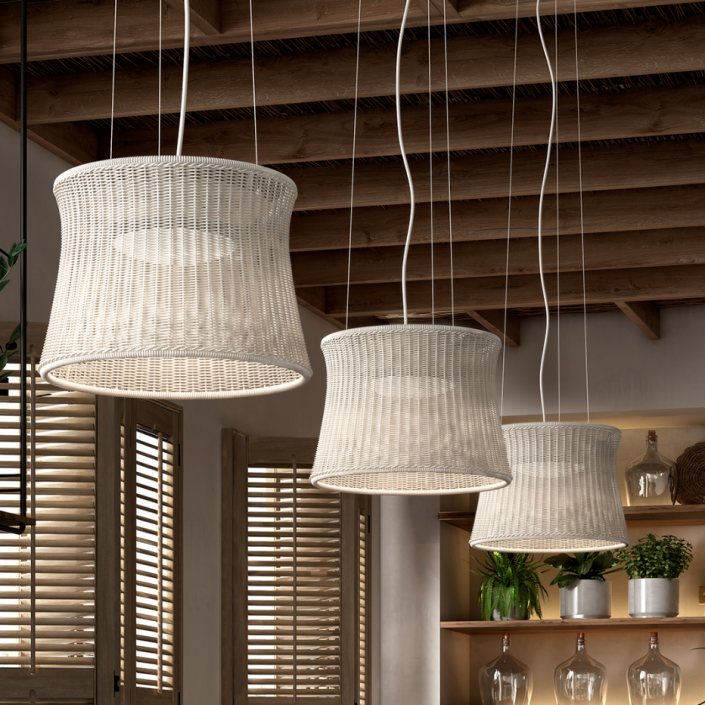 Suspension SYRA 45 INDOOR - Bover - Finition Ivory White