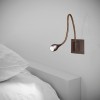 Applique liseuse Toccami Parete LED laiton Viabizzuno Valente Design en tête de lit