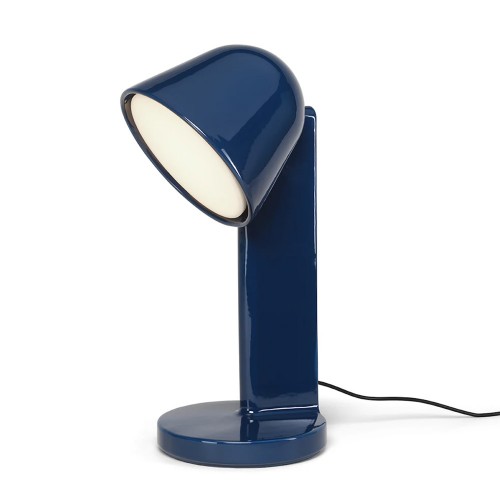 Lampe de table Céramique Down Édition limitée signée - bleu - Ronan Bouroullec - N°113/200