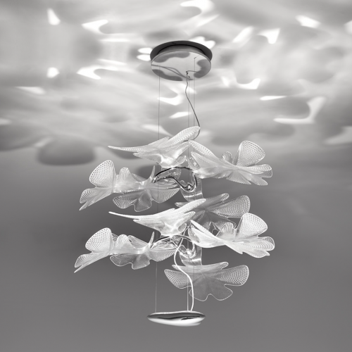 grand luminaire Artemide  suspendu Chlorophilia 2 surfaces transparentes
