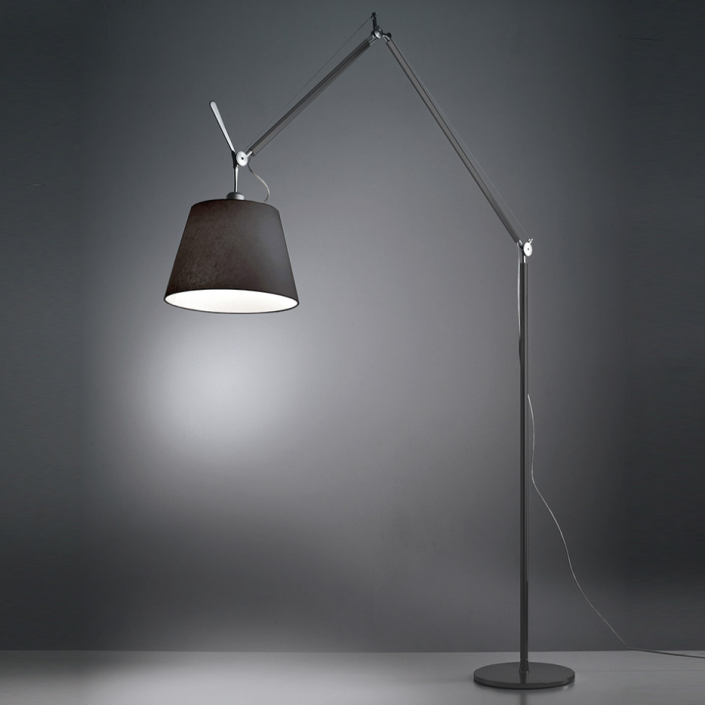 Lampadaire Artemide  Tolomeo Mega Terra noir