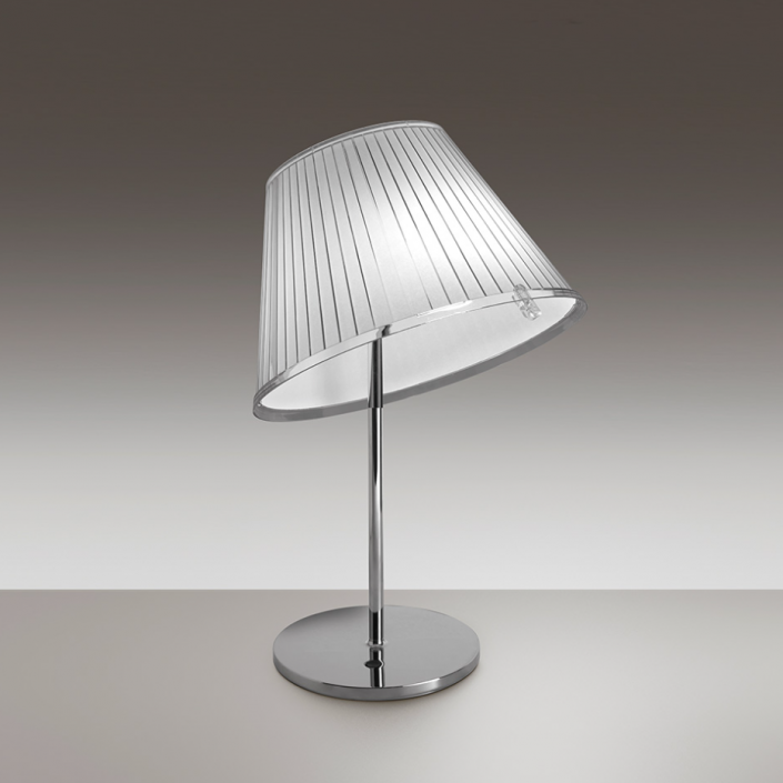 Lampe de table Choosechrome blanc vue d\'ensemble Artemide - Valente Design
