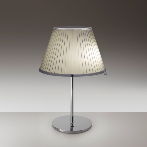 Lampe de table Choosechrome papier parchemin beige  vue d\'ensemble Artemide - Valente Design