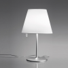 Lampes de table Melampo Table gris abat-jour gris Artemide - Valente Design éclairée