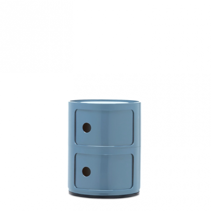 Meuble Componibili Classic 2 portes - finition bleu clair - kartell