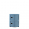 Meuble Componibili Classic 2 portes - finition bleu clair - kartell