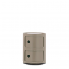 Meuble Componibili Classic 2 Portes - Finition Dove Gray - Kartell