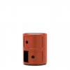 Meuble Componibili Classic 2 Portes - Finition Orange - Kartell