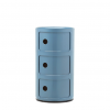 Meuble Componibili Classic 3 Portes - Finition Bleu clair - Kartell