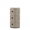 Meuble Componibili Classic 3 Portes - Finition dove gray - kartell