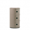 meuble componibili classic 3 portes - finition dove gray - kartell