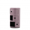meuble componibili classic 3  portes - finition mauve - kartell