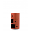 meuble componibili classic 3 portes - finition orange - kartell