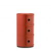 meuble componibili classic 3 portes - finition orange - kartell