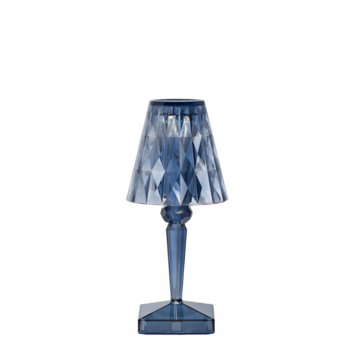 Lampe Battery sans fil New colors - Kartell - Finition Bleu clair