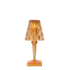 Lampe Battery sans fil New colors - Kartell - Finition Orange pastel