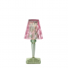 Lampe Battery sans fil New colors - Kartell - Finition rose vert