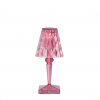 Lampe Battery sans fil New colors - Kartell - Finition Rose pastel