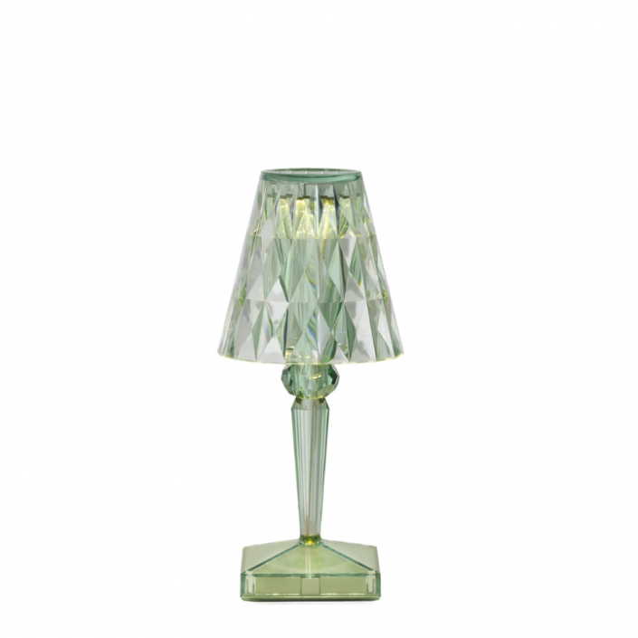 Lampe battery sans fil new colors -  kartell - finition vert menthe