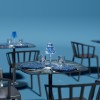 Lampe de table sans fil Battery - Kartell - Finition bleu ciel