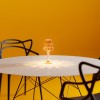 Lampe de table sans fil Battery - Kartell - Finition Orange pastel
