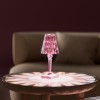 Lampe de table sans fil Battery - Kartell - Finition Rose pastel