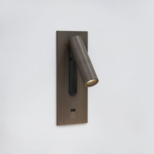 Applique liseuse Fuse USB C - Astro - Finition Bronze