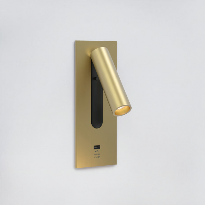 Applique liseuse Fuse USB C - Astro - Finition or mat