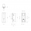 Applique liseuse Fuse USB C - Astro - Schéma