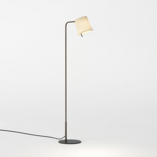 Lampadaire Mitsu Floor -Finition Bronze - Abat-jour finition Tissu Mastic -Astro
