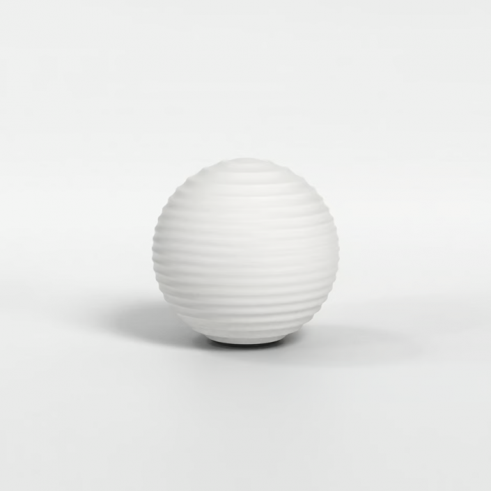 abat-jour tacoma ribbed glass en white opal