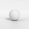 abat-jour tacoma ribbed glass en white opal