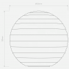 dimensions tacoma ribbed glass