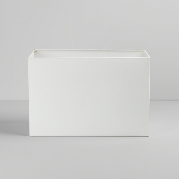 Abat-jour Rectangle 400 - tissu blanc - astro